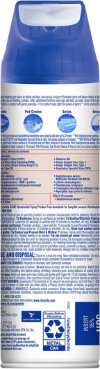Lysol Pet Odor Eliminator Spray, Sanitizing and Disinfecting Spray for Pet Odors, 15oz (Pack of 3)