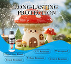 Air Dry Clay Glaze - 200ml/7oz Upgraded Ultra-Gloss Varnish Sealant, High Gloss Finish, Prevent Scratch Resistant, Yellowing, Waterproof - Clay Varnish for Pottery, Polymer Clay, Acrylic Painting