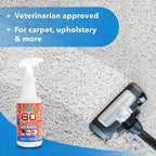 Amazing 60 Second Stain Remover - Commercial Strength - Powerful, Natural Enzymes Remove Food, Grease, Pet Stains & More - Non-Toxic/Eco Friendly - USA Made (32oz Spray Bottle - Save 25%)