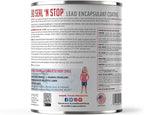 Lead Seal 'n Stop Lead Encapsulant Coating, Stops and Encapsulates Interior and Exterior Lead Based Paints, Long Term Protection for Your Entire Family, 1/2 Gallon