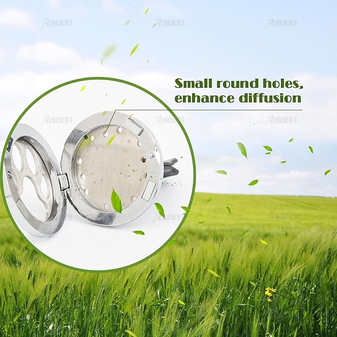 AUEAR, Dog Paw Car Diffuser Vent Clip - 30mm Aromatherapy Essential Oil Car Diffuser Vent Clips with 10 Refill Pads