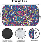 Windshield Sun Shade, Car Sun Shade Windshield, Reflector Sunshade Offers Ultimate Protection for Car Interior, Reflective Polyester Blocks Heat for Sedans, Mini SUVs, Hatchbacks - 57 x 31.5 inches