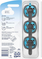 Febreze Car Odor-Fighting Car Freshener Vent Clip Linen & Sky, 0.06 fl oz, 3 Ct Pack of 2