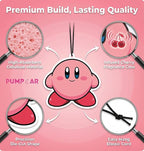 PumpCar 2 pieces Kirby Merch Pink Cute Kawaii double sided cartoon cherry scented funny car air freshener Cool hanging rearview mirror Interior Decor Dangler Accessories Gifts for Girls Women Birthday