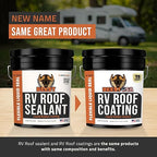 BEEST RV Roof Coating White, 3.5 Gallon Covers up to 175 sqft (2 Coat), Solar Reflective & Waterproof Sealant| Elastomeric Leak Repair Coating, Liquid Rubber RV Roof Sealant for Trailer, Camper & More