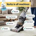 Sunny & Honey Carpet Cleaner Solution - Deep Stain Remover & Surface Deodorizer - Pet & Rug Cleaner - Upholstery Cleaning for Machine Use (128 fl oz, Fresh Summer Scent)