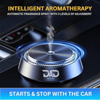 Smart Car Atomizing Aromatherapy Car Scent Diffuser | Aluminum Alloy Cordless | Automatic Shut On/Off with Motion Sensor | Wireless Essential Oil Low Noise Air Freshener Diffuser (Fragrance Included)