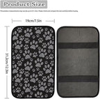 Dreaweet Dog Paw Print Car Armrest Cover for Women Car Center Console Pad Cute Car Accessories Universal Fit Armrest Cover Protector for Cars,SUV,Sedan