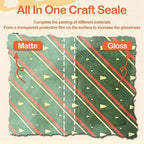 Crafts Sealer Gloss Finish, 200ml All Purpose Craft Glue, Varnish, and Finish, All in One Craft Glue for Wood, Paper, Acrylic Paints, Ceramics, Fabrics, Clay (Gloss)