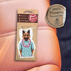 Dog Car Air Freshener 4 Pack German Shepherd Scented With Premium Oils By Fresh Fresheners (4 Pack)