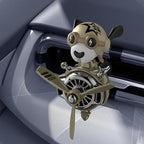 Pilot Car Air Freshener, Cute Dog Car Vent Clip Air Freshener Automotive Air Outlet Fan Diffuser, Automotive Interiors Vent Decoration (Shake Head Style - Dog)