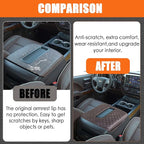 Center Console Cover for Chevy Silverado & GMC Sierra 1500 2500 3500 2014-2018 & Tahoe Yukon Suburban 2015-2020, Scratch Resistance Armrest Cover Trim Accessories - Brown (Bucket Console Only)