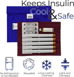 FRIO Cooling Wallet - Insulin Cooler for 45+ Hours of Stress Free On The Go - Blue - XL