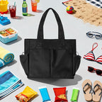 Odoland Soft Cooler Bag - Leakproof & Insulated, 2-in-1 Collapsible Design, Dry/Wet Separation, Large Soft Sided Cooler with Multi-Pocket Design for Beach, Picnic, Camping, Day Trip, Family Size