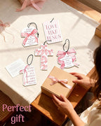 Inspirational 5pcs Car Air Freshener Cute Pink Bow Coquette Bible Verses Automotive Accessories Car Interior Hanging Scents Mirror Decor Christian Gifts for Women Girls