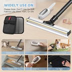 Pet Hair Removal Tool, 3 in 1 Cat Dog Hair Removar Set Including 50" Carpet Rake, Reusable Lint Roller and Static Pet Hair Removal Glove for Rugs,Carpet,Couch,Floors,Furniture,Clothes