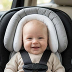 Pro Goleem Infant Car Seat Insert, Babybody Support for Toddler, Soft Minky Preemie Car Seat Insert, 2-in-1 Reversible, Perfect for Carseats, Strollers, Swings, White and Grey