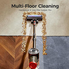 Cordless Vacuum Cleaner for Home,Cleans Under Furniture Without Bending,40Kpa 45Mins,Self-Standing,Powerful Stick Vacuum Cordless for Pet Hair,Hard Floors,Carpets,Car