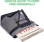 BeeGreen Cooler Bag Soft Insulated Tote for Beach Travel Grocery Shopping Lunch Portable Large Ice Coolers with Handle Hard Freezer Bags with Zippered Top Foldable Leakproof Delivery Totes Black