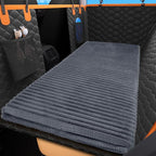 FURTIME Backseat Pet Bed Mat, Non-Slip Dog Bed for Car Back Seat, Washable Travel Pet Mat with Removable Cover, Dog Seat Covers Protector Fit for Backseat Extenders and Trucks SUVs, 54"x 24.8", Grey