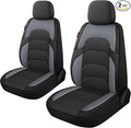 CAROMOP 3D Air Mesh Car Seat Covers 2 Front Seats,Breathable and Durable Seat Covers for Cars,Universal Fit for SUV,Vans,sedans, Trucks, Automotive Interior Covers(Black/Grey)