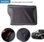 Autorder Center Console Cover for Hyundai Palisade 2020 2021 2022 2023 2024 2025 2026 Accessories Armrest Cover Anti-Scratch Middle Console Pad Leather Armrest Cushion Protector Black