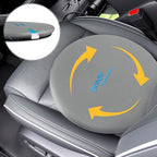 Sojoy iGelComfort Deluxe Gel Swivel Seat Cushion with Supportive Memory Foam 360 Degrees Rotating Seat Cushion for Home,Stool Chair,Office，13.5 Inches in Diameter,Dark Gray