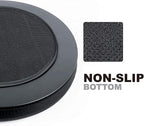 Sojoy iGelComfort Deluxe Gel Swivel Seat Cushion with Supportive Memory Foam 360 Degrees Rotating Seat Cushion for Home,Stool Chair,Office，13.5 Inches in Diameter Black
