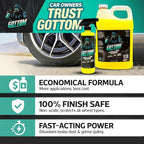 Gottom Wheel & Tire Cleaner - 16 oz – Professional Concentrated Rim & Tire Spray, Fast Acting Brake Dust Remover, Safe for All Surfaces, Brake Dust Cleaner, Grime Remover