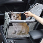 Myuilor Pet Dog Car Booster Seat Carrier,Portable Foldable Carrier with Seat Belt for Dog Cat up to 30lbs …
