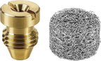 1 Pieces 1.1 mm Foam Cannon Orifice Nozzle and 1 Pieces Foam Maker, Universal Thread Tips for Snow Foam Lance