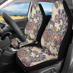 Car Seat Covers Set Front Seats Only 2 Pack Universal Fit Most Truck SUV Vans Auto Accessories Interior Cushion Protector(Floral 2)