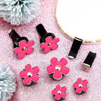 Frienda 6 Pcs Daisy Flower Air Vent Clip Accessories Air Conditioning Outlet Clip Car Air Freshener Dashboard Accessories Charm Car Inter Decor(2.5 cm, 3 cm, 3.3 cm,Red)