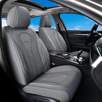 Coverado Seat Covers, Car Seat Covers Front Seats, Gray Car Seat Cover, Waterproof Car Seat Covers, Car Seat Cushion, Front Car Seat Covers Leatherette Car Seat Protector Universal Fit Most Cars