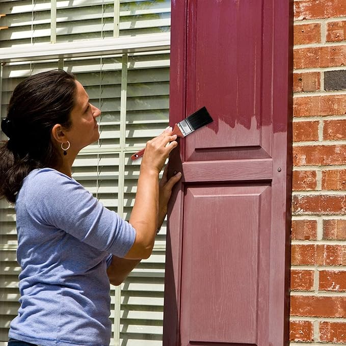 Premium Restorer-Restores Original Color & Rejuvenates Faded Shutters, Patio Furniture, Garage/Front Doors & More | Eco-Friendly |Lasts 10 Yrs.| Includes Powerful Cleaner | Quart Kit