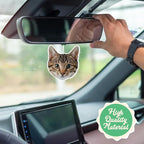 Custom Shape Air Fresheners for Car - 12 Scent Options - Die Cut Shape Photo Air Fresheners, Double-Sided - Car Fresheners with Logo
