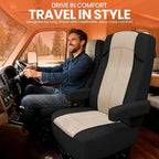 VALUN RV Seat Covers (1 Pack) – Captains Chair Seat Covers for RV Captain Chair & Motorhome Chairs, Universal Fit RV Chair Covers for Camper, Trailer, Van, Protects Against Dirt, Spills & Wear
