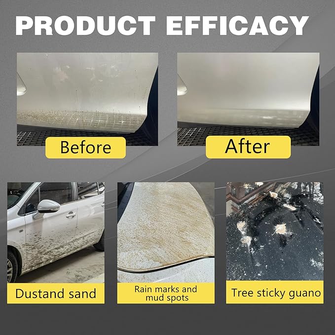 Titanium Ceramic Wax Cream for Cars,Advanced Car Coating & Polishing Wax,Strong Protection & Long-Lasting Shine,Waterless Ceramic Spray Wax,Safe for All Paint,Includes Microfiber Sponge (2 PCS)