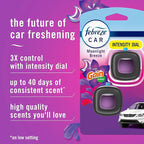 Febreze Car Air Freshener Vent Clip Gain Moonlight Breeze Scent, .07 oz. Car Vent Clip, Pack of 3 and Stay-Fresh Storage Case