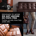 FORTIVO Leather Recoloring Balm, Color Restorer, Scratch Remover, Couch Paint and Repair, Leather Balm for Couches