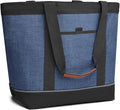 Insulated Cooler Bag Leakproof Thermal Insulation Collapsible Cooler Tote with Zippered, Reusable Cooler Bags