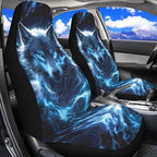 Lightning Wolf Car Seat Covers for Front Seat Breathable Car Seat Cover Protection Interior Accessories Easy to Install and Clean Universal for Cars SUV