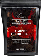 Lapew Baccarat Carpet Deodorizer Powder - Pet Safe Freshener for Vacuuming | Scented Odor Eliminator for Home | 36 oz