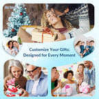 Custom Air Fresheners with Picture - Personalized Double Sided Photo Air Freshener, Customized Air Freshener for Car Wardrobe Bathroom Hanging Ornaments (A2-Heart)