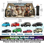 Socira Funny Horse Car Windshield Sun Shade Umbrella Foldable Sunshade for Front Window Auto Windshield Sunshade Covers Horse Car Accessories Protect from Sun Rays Heat Gifts 57'' X 30''
