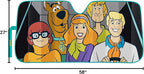Plasticolor 003951R01 Warner Bros. Scooby-Doo Group Accordian Sunshade for Car Truck SUV, Silver