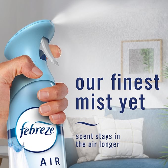 Febreze Air Mist, Air Freshener Spray, Odor Fighting Room Spray, Deodorizer for Home Bathroom Kitchen Office Apartment Dorm Room Classroom, Gain Honey Berry Hula Scent, 8.1oz (Pack of 2)