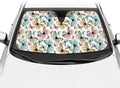 BDK Front Windshield Shade-Accordion Folding Auto Sunshade for Car Truck SUV-Blocks UV Rays Sun Visor Protector-Keeps Your Vehicle Cool - 58 x 27 Inch (AS-602)