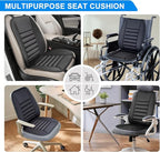 Car Seat Cushion with Back Support Pillow, 1.2'' Thick Enhanced Comfort Memory Foam Design for Pain Relief, Ideal for Drivers and Office Use - Ergonomic Lumbar Comfort for Long Sitting