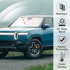 Windshield Sun Shade Custom Fit for 2023 2024 2025 2026 Chevrolet/Chevy Colorado Pickup Truck Prime Accessories Foldable Sunshade Sun Blocker Protect Car from Sun Rays & Heat Damage Keep Car Cooler